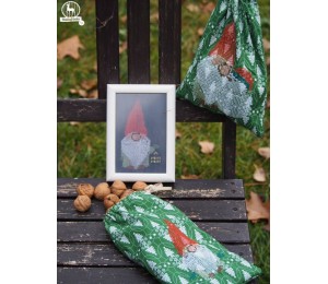 Stickserie - Kreuzstich Winterzauber Wichtel